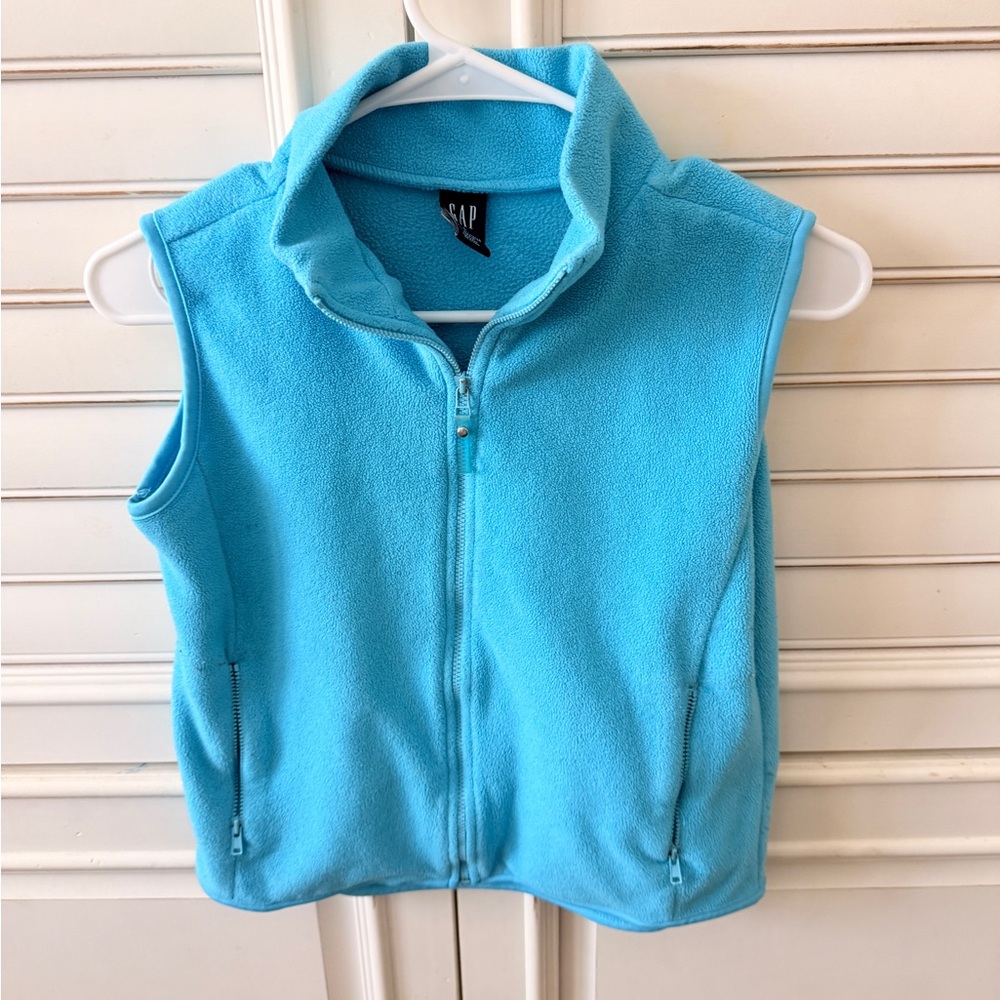 GAP Sky Blue Fleece Vest